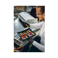 Набор диэлектрических отверток для точных работ HOEGERT TECHNIK 1000 V, сталь S2, 13 пр. HT1S997