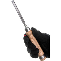 Плоская стамеска HOEGERT TECHNIK с деревянной рукояткой, 10 мм HT3B842