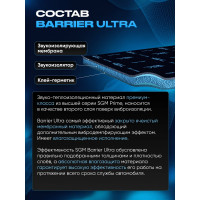 Шумоизоляция SGM Premium Barrier Ultra Prime (большие листы 0.5х0.8 м/ 6 мм)/ упаковка 5 листов/ мембрана звукоизоляционная влагостойкая SGM.BU.6.05X080.5