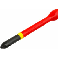 Диэлектрическая крестовая отвертка с тонким жалом NORGAU PH1x80 мм, тип N172- PH1x80 067074110