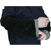 Спилковый нарукавник КСМ на липучке РНСУЛ-01