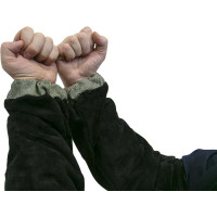 Спилковый нарукавник КСМ на липучке РНСУЛ-01