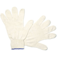 Перчатки АНТЕЙ ПЛЮС Эконом, 10 класс вязки, 100 текс 30-32г, белые, 250 пар 001