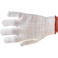 Перчатки АНТЕЙ ПЛЮС Люкс, х/б, 5-ти нитка, 10 класс вязки, 134 текс 42-45г, белые, 250 пар, 017
