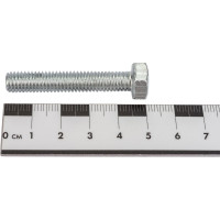 Болт с шестигранной головкой ВИРТУОЗ DIN933 8 х 45, 5 шт 21946