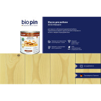 Масло для мебели BIO PIN 0950 Mobell бесцветное 0,375 л 09500