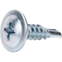 Саморезы ВИРТУОЗ 4,2х16 мм полусферическая головка с прессшайбой, сверло, 50 шт 02280