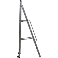 Алюминиевая профессиональная стремянка-помост Алюмет 7 ступеней. Серия APE1407