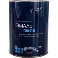 Эмаль ТРИОЛЬ ПФ-115 черная глянцевая 00018112