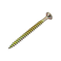 Универсальные шурупы ВИРТУОЗ 5,0х 60 мм, потайная головка, желтый цинк 25 шт 02952