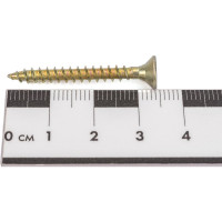 Шурупы ВИРТУОЗ 4х35 потайная головка, желтый цинк 250 шт 280-04635