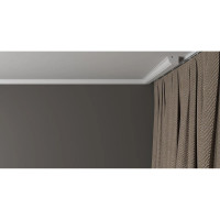 Потолочный карниз Decor-Dizayn ударопрочный влагостойкий под покраску 21Х14Х2000 мм DD09