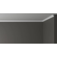 Потолочный карниз Decor-Dizayn ударопрочный влагостойкий под покраску 21Х14Х2000 мм DD09