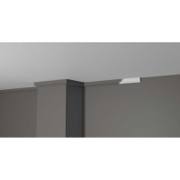 Потолочный карниз Decor-Dizayn ударопрочный влагостойкий под покраску 19Х12Х2000 мм DD02