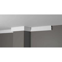 Потолочный карниз Decor-Dizayn ударопрочный влагостойкий под LED подсветку 50Х20Х2000 мм DD617