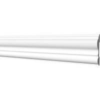 Стеновой молдинг Decor-Dizayn ударопрочный влагостойкий под покраску 82Х19Х2000 мм DD606