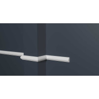 Стеновой молдинг Decor-Dizayn ударопрочный влагостойкий под покраску 15Х8Х2000 мм 130A
