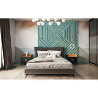 Стеновой молдинг Decor-Dizayn ударопрочный влагостойкий под покраску 40Х25Х2000 мм DD612