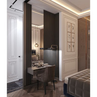 Молдинг стеновой ударопрочный влагостойкий под покраску Decor-Dizayn 40x15x2000мм DD618