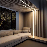 Стеновой молдинг Decor-Dizayn ударопрочный влагостойкий под покраску 40Х25Х2000 мм DD612