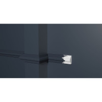 Стеновой молдинг Decor-Dizayn ударопрочный влагостойкий под покраску 25Х12Х2000 мм DD35