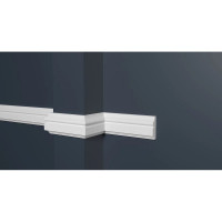 Стеновой молдинг Decor-Dizayn ударопрочный влагостойкий под покраску 32Х10Х2000 мм DD603