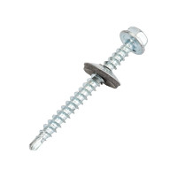 Кровельные саморезы ВИРТУОЗ 4,8х50 мм, цинк 130 шт 600-05243