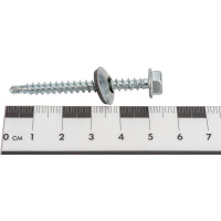 Кровельные саморезы ВИРТУОЗ 4,8х50 мм, цинк 130 шт 600-05243