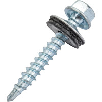 Кровельные саморезы ВИРТУОЗ 4,8х38 мм, цинк 25 шт 02662