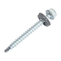 Кровельные саморезы ВИРТУОЗ 4,8х50 мм, цинк 10 шт 02679