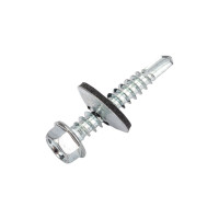 Кровельные саморезы ВИРТУОЗ 5,5х32 мм, цинк 10 шт 27023