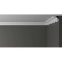 Потолочный карниз Decor-Dizayn ударопрочный влагостойкий под покраску 49Х49Х2000 мм DD05