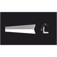 Стеновой уголок Decor-Dizayn ударопрочный влагостойкий под покраску 30Х30Х2000 мм DD20