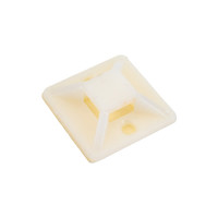 Самоклеящаяся площадка под стяжку TWT 25x25 мм, белая, 100 шт. CV-ATM25