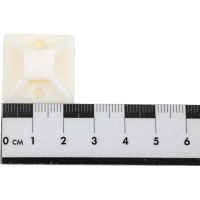 Самоклеящаяся площадка под стяжку TWT 25x25 мм, белая, 100 шт. CV-ATM25