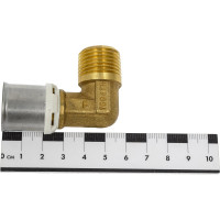 Угольник Frankische с наружной резьбой, латунь, alpex-duo, 20x2-1/2 НР 86820782