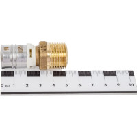 Муфта Frankische alpex-duo, с наружным резьбовым переходом, латунь, 16x2-1/2 НР 8291676201