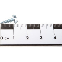 Саморезы ВИРТУОЗ 3,8х 11 полуцилиндрическая головка, сверло, цинк 100 шт 02648