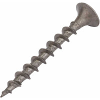 Саморезы ВИРТУОЗ 3,5х 32 мм, крупная резьба, потайная головка, оксидированный 100 шт 02518