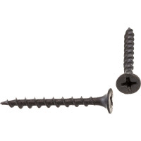 Саморезы ВИРТУОЗ 3,5х 35 мм, крупная резьба, потайная головка, оксидированный 600 шт 600-05069