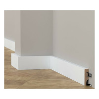 Плинтус белый МДФ Krispo 16х60х2400 мм AGIS КР-201-60