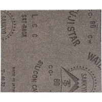 Наждачная бумага водостойкая FUJI Star HAND SIZE 140x115мм, P80, 4 шт. FJ-HS-P80