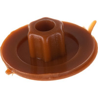 Заглушка под конфирмат ВИРТУОЗ коричневая, 50 шт. 43351