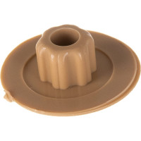 Заглушка под конфирмат ВИРТУОЗ светло-бежевая, 50 шт. 43412