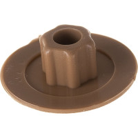 Заглушка под конфирмат ВИРТУОЗ темно-бежевая, 50 шт. 43450