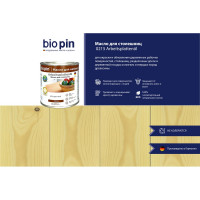 Масло для столешниц BIO PIN 0215 Arbeitsplattenol бесцветное 0,375 л 02150