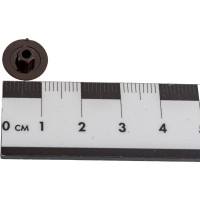 Заглушка под конфирмат ВИРТУОЗ темно-коричневая, 50 шт. 43467