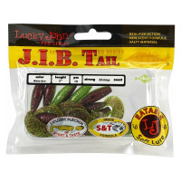 Съедобные искусственные твистеры LUCKY JOHN LJ Pro Series J.I.B TAIL 2.0in, цвет T44, 10шт. 140122-T44