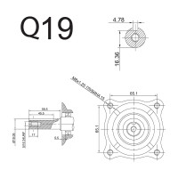 Двигатель бензиновый 4Т E650-Q19 DDE 792-865