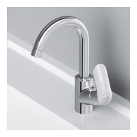 Смеситель для умывальника с поворотным изливом AM.PM Like хром F8002700